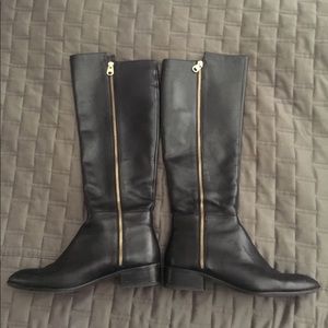 Black riding boots